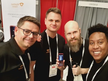 Il team di BlindShell alla fiera internazionale negli Stati Uniti