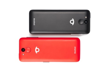 Back side of BlindShell Classic 2 - red and black one