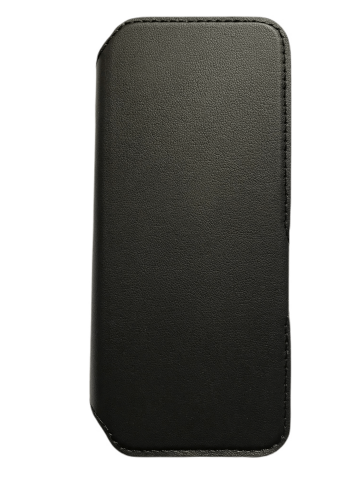 Black flip case back side