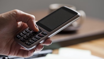 Phone in a hand